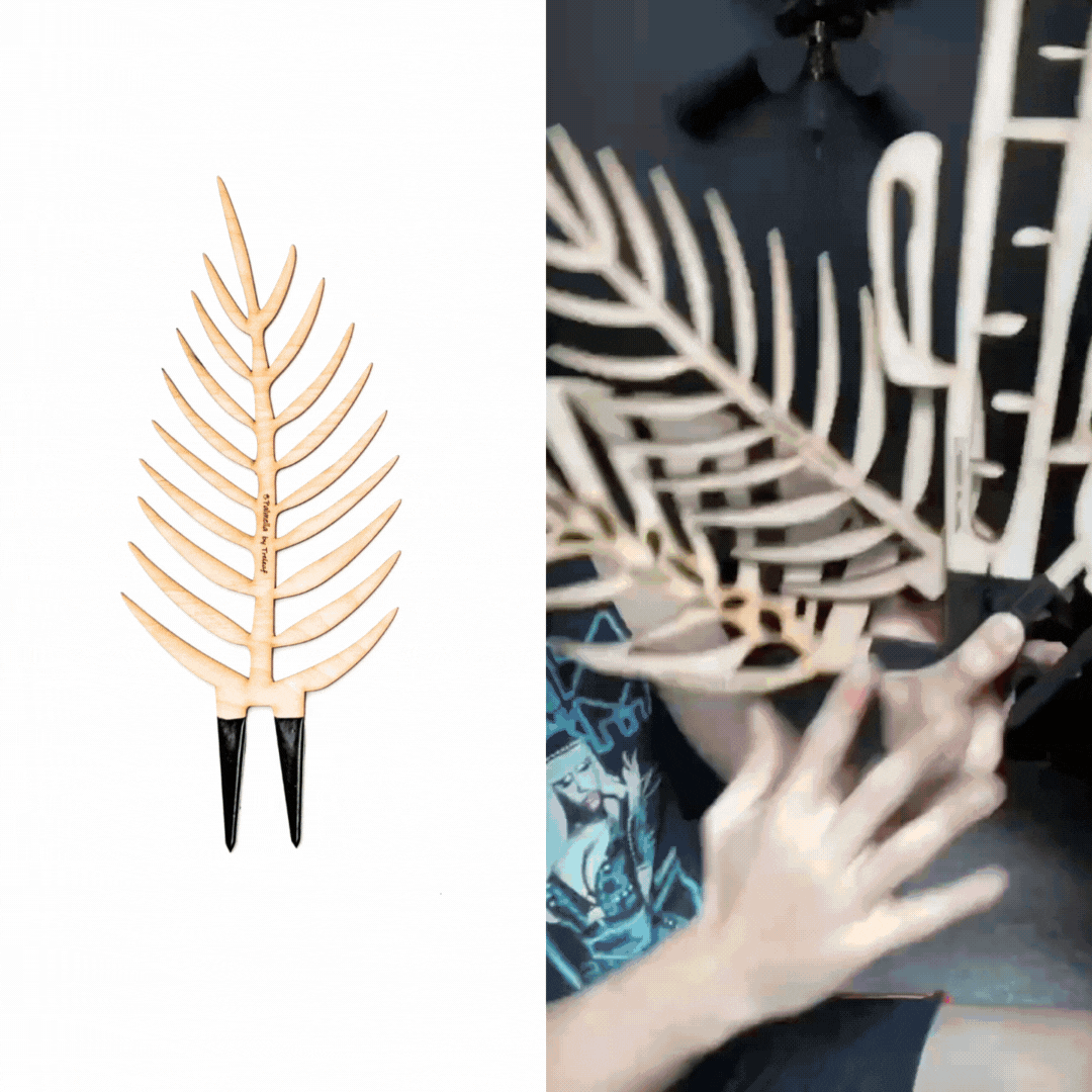 wooden plant support trellis Treleaf Palmella BARE Customizable DIY Trellis Grande