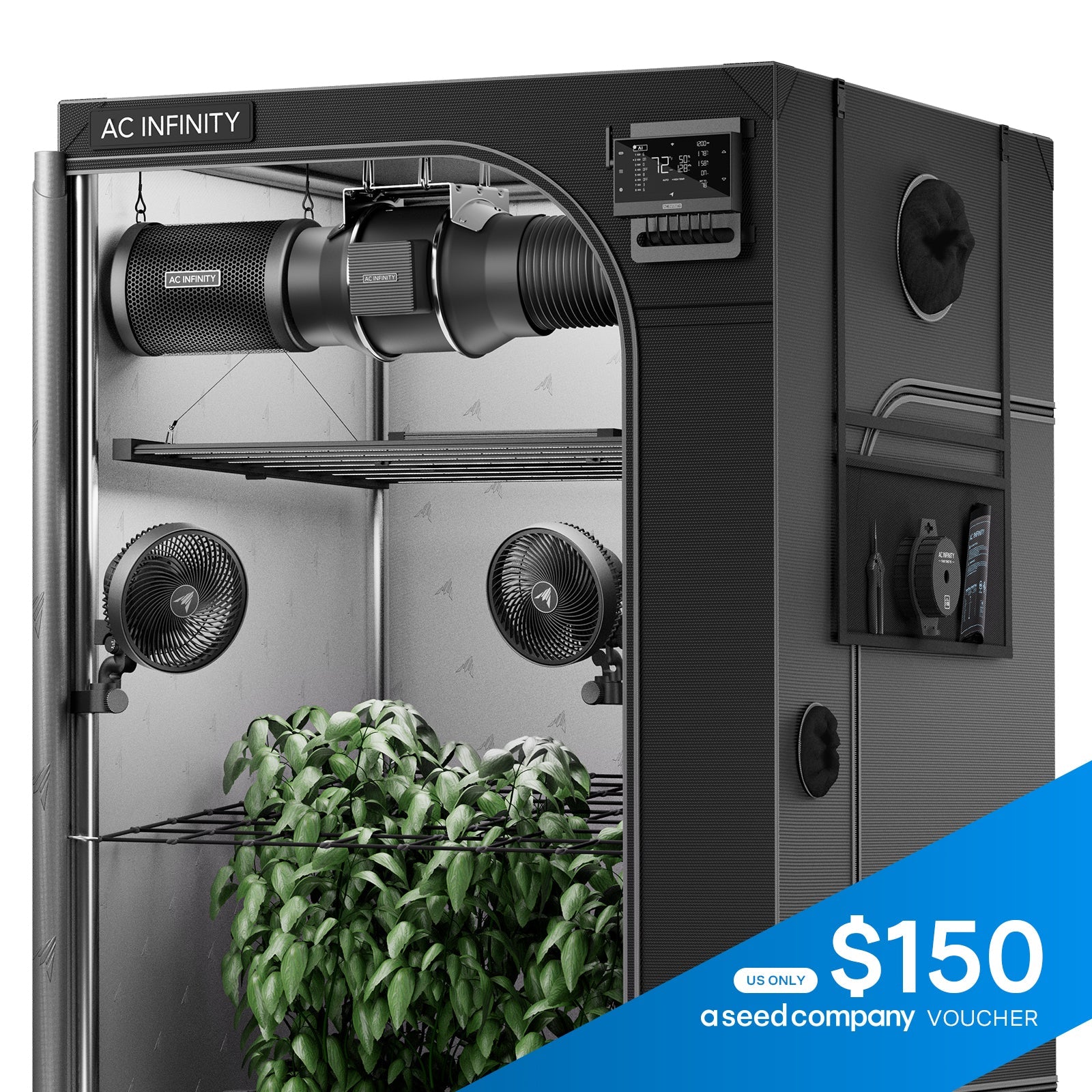 ac infinity 5x5 grow tent kit Advance System Pro 6-Plant Erwachsene (ab 13 Jahren) - 2 Personen inkl.:3 BMC Twostroke AL 24 VAR2 2023 The Bearclaw Bicycle Co fabric pots