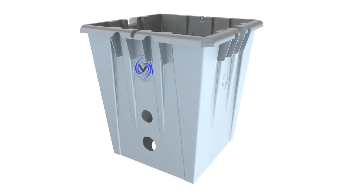 ALIEN Hydroponics Header Pot 20L Silver 40mm | The American Gringo