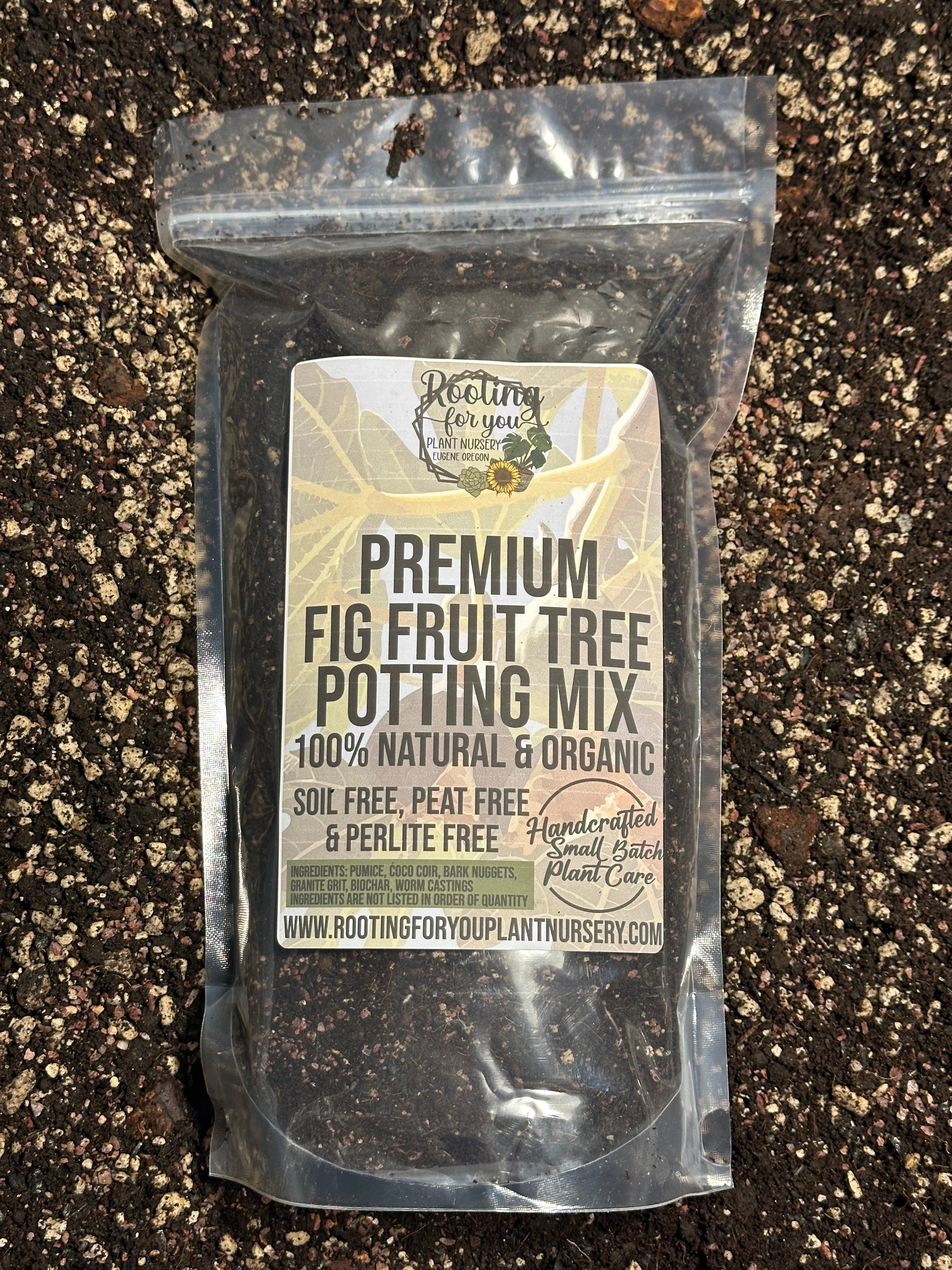 Gringo Tree Fig Fruit Tree Premium Potting Mix | The American Gringo
