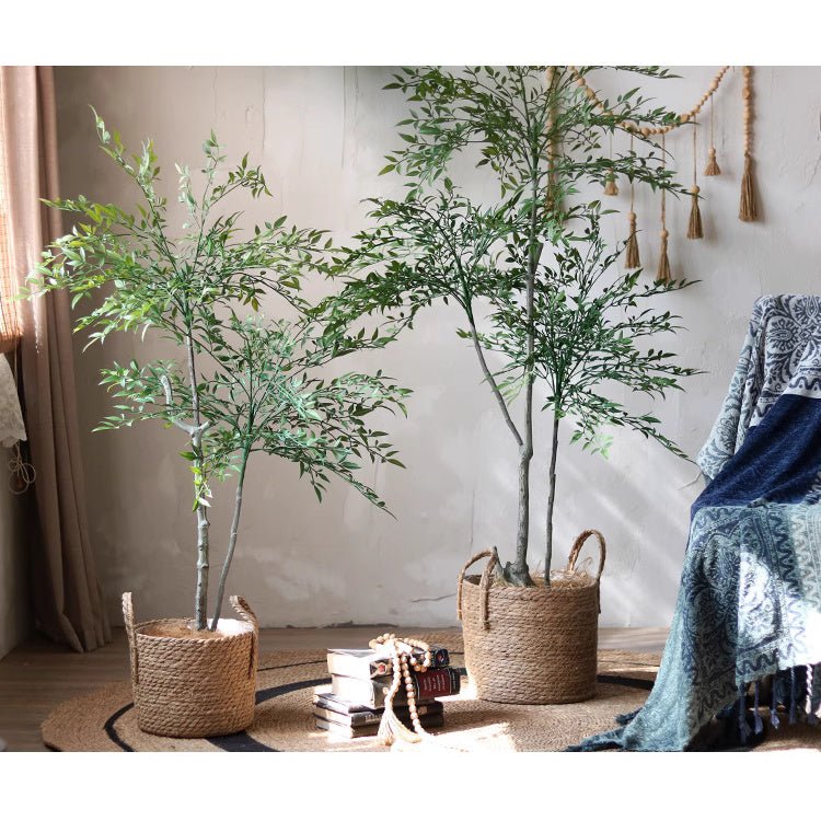 Gringo Tree Lifelike Nandina Indoor Tree | The American Gringo