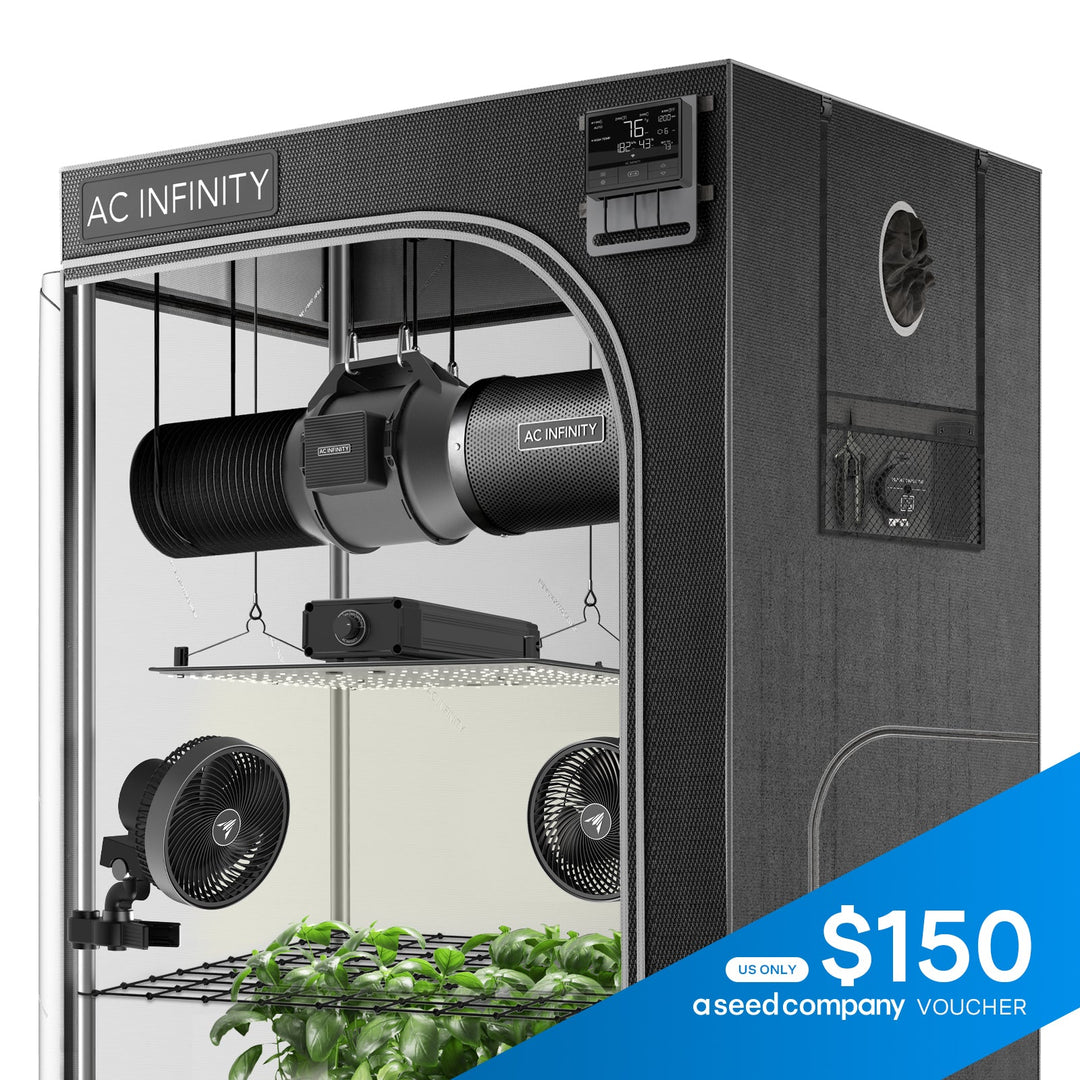 AC Infinity Advance Grow Tent System 4x4, 4-Plant Kit