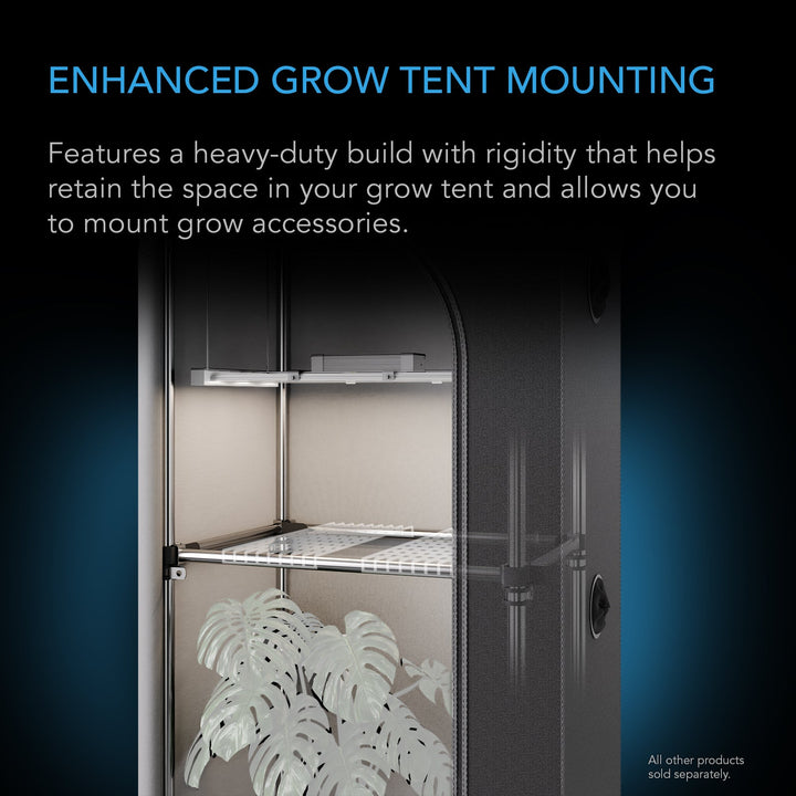 AC Infinity Grow Tent Mounting Bars for Indoor Grow Spaces 3x3'