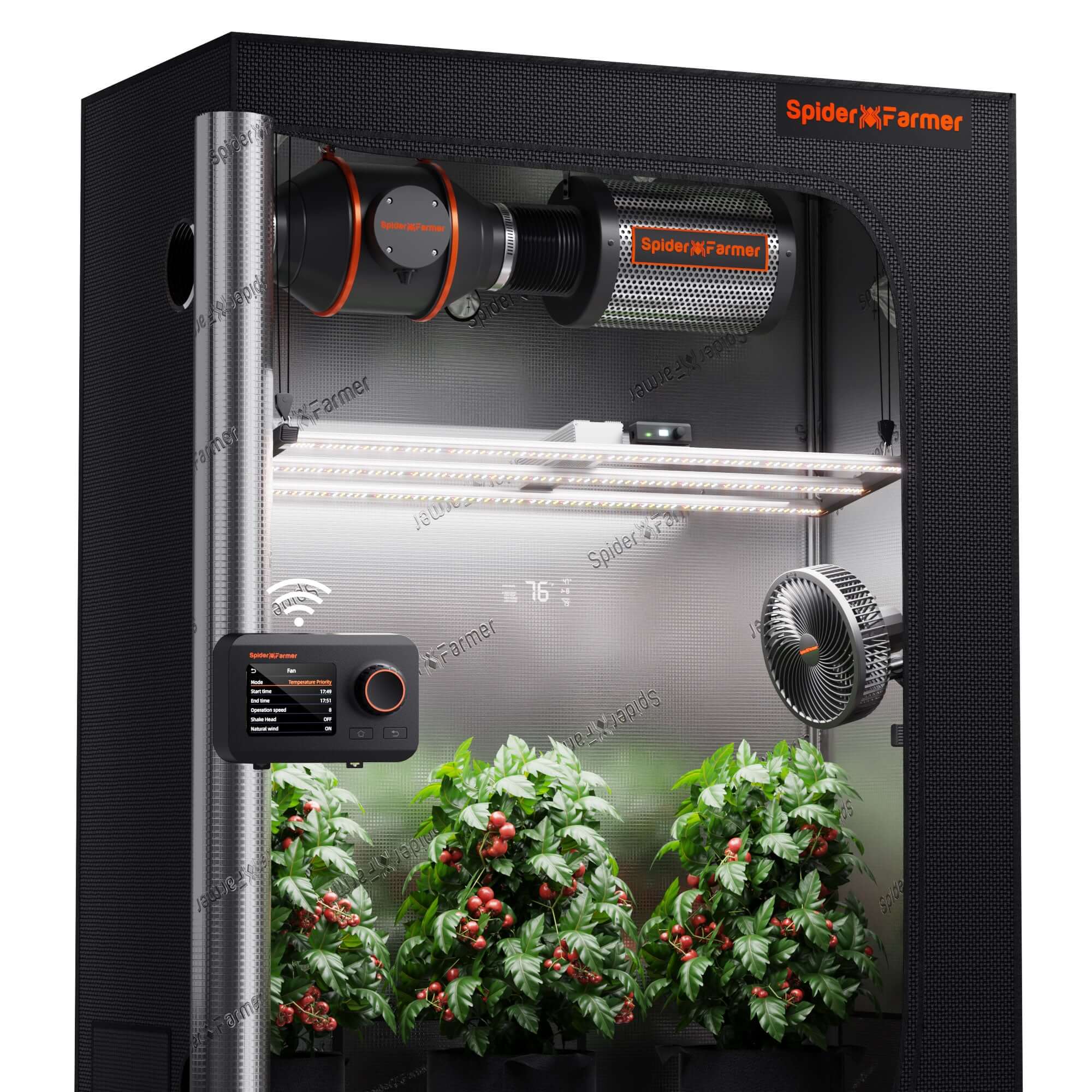 Spider Farmer SE4500 LED Grow Light + 2' 4