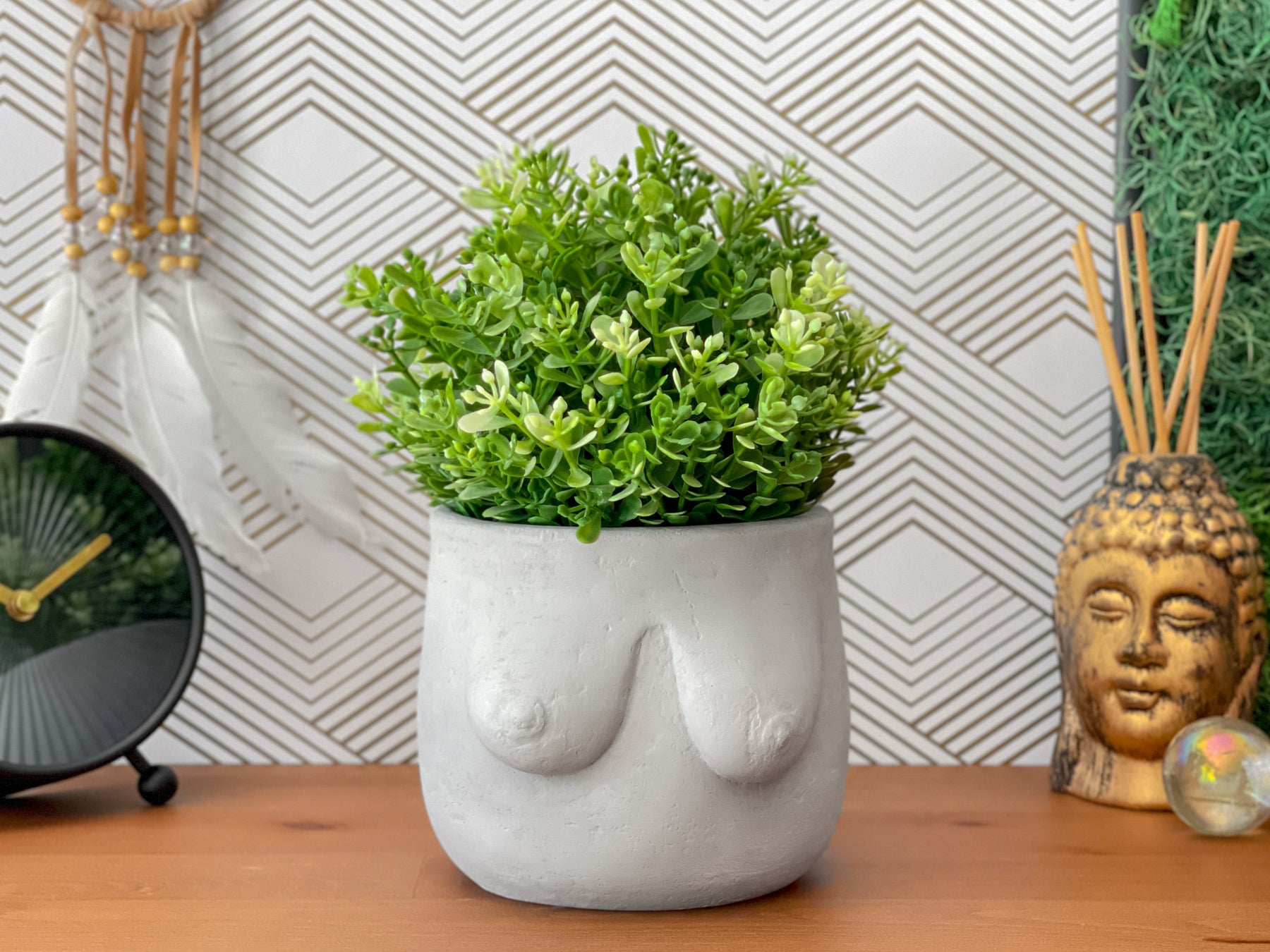 boob plant pot Boobs Planter | Woman Body Pot